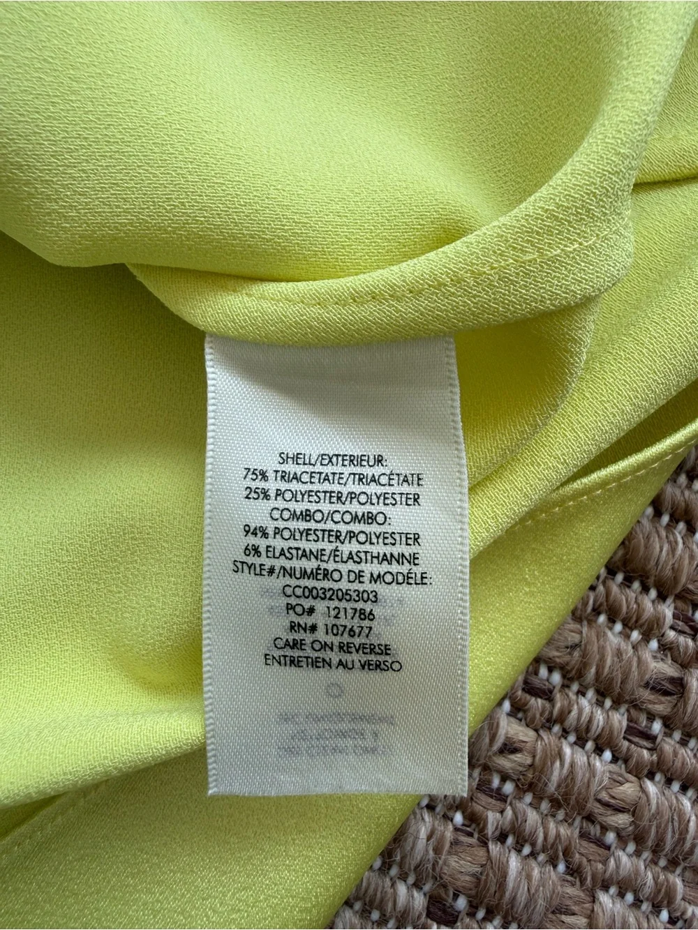 Alice and Olivia Light Green Women's Slip Skirt